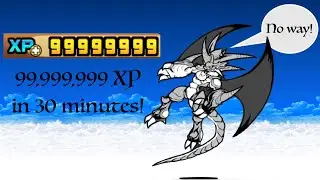 [For Fun] Battle Cats How to get 100 Millions XP within 30 minutes?