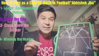 How to Play as a CENTRE BACK in FOOTBALL.  All the Information that you want to know.