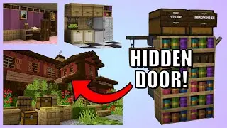 Minecraft: 1.20 CHISELED BOOKSHELF BUILD HACKS!