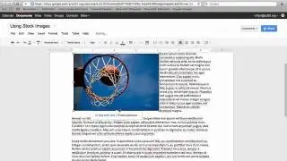 Add Stock Images to Google Docs