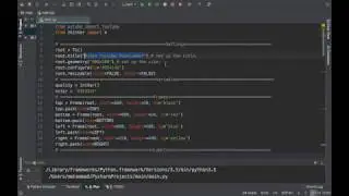 Python Video Downloader App  - 5 - Labels