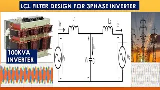 Design of LCL filter for 3 phase grid connected inverter.