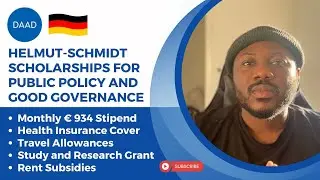 Full Scholarship ALERT! DAAD Helmut-Schmidt Programme