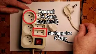 French electrical plugs - know the difference