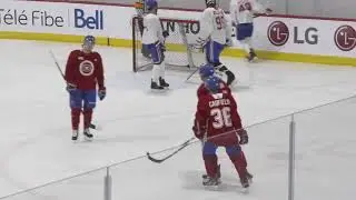 Cole Caufield scores shootout goals at Canadiens Development Camp