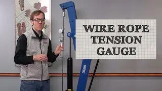 Elevator Mechanic's Toolkit | Wire Rope Tension Gauge