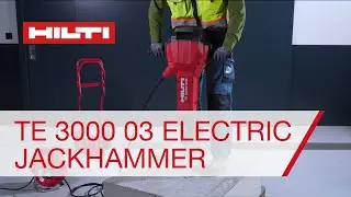 How to get started with Hilti heavy-duty electric jackhammer TE 3000 AVR 03