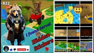 Super bear adventure 2 | super bear adventure found all hidden stickers | mix gamer Faizan |