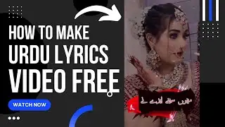 How To Make Urdu Lyrics Video For Tiktok || Urdu Lyrics Video Kaise Banaye || VN Video Editor 2022