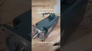 Siemens brushless servomotor repair. www.e-servo.com #eservo #maintenance #siemens