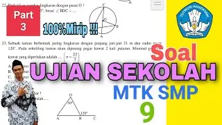 SOAL UJIAN SEKOLAH (US) MATEMATIKA SMP TAHUN 2023. Terbaru &  mirip yg diujikan