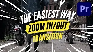 The Easiest Way How To Create Zoom In/Out Transition in Premiere Pro | 1 minute Tutorial