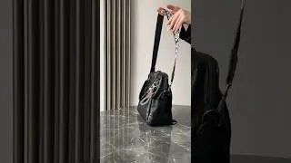 СУМКА ЖЕНСКАЯ черная через плечо, кросс-боди, среднего размера