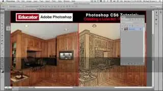 How to Create a Line Art / Photo Blend in Photoshop CS6