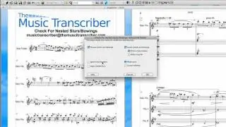 The Music Transcriber: Check For Nested Slurs Bowings Sibelius 6 Plugin