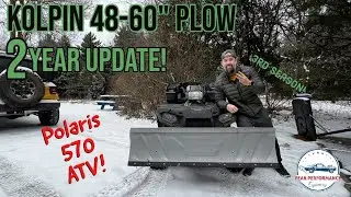 TWO YEAR REVIEW! Kolpin Switchblade snow plow 48