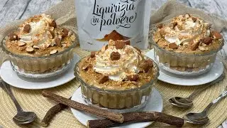 Mousse alla Liquirizia con Panna e Amaretti