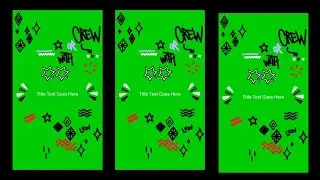 Scribble frames green screen effect. | Green screen scribble video | light scribble video