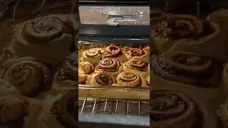Making cinnamon rolls for the first time 😬