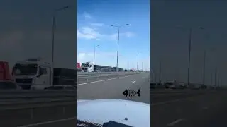 крымский мост,огромная пробка #новости #авто ,#shorts