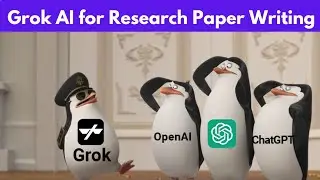 Grok AI for Research Paper Writing | Best AI tool for research support | Better than Chatgpt?