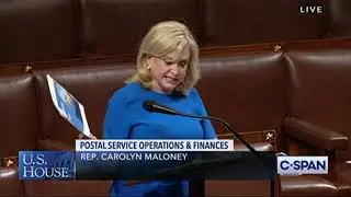 Chairwoman Maloney's Floor Statement on H.R. 8015, the Delivering for America Act