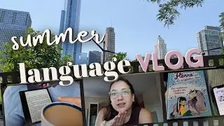 monthly language learning vlog 🌤️🌳