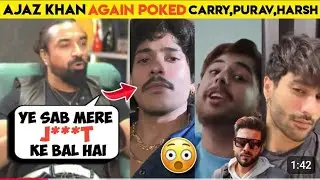 LAFDA AGAIN 😱 I Ajaz Khan POKED @CarryMinati ! @Puravjha_ & @TheHarshBeniwal #newlafda #roast