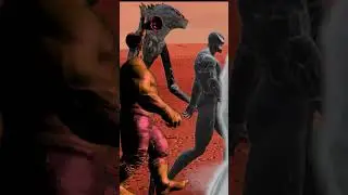 Siren Head VS Incredible HULK vs Chainsaw man Denji scp monsters walk on another planet 