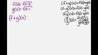 Find the domain of radicals