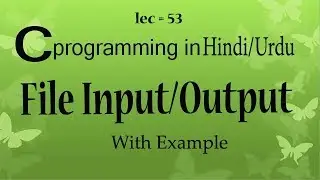 input output file operation ,file handling and error handling with example