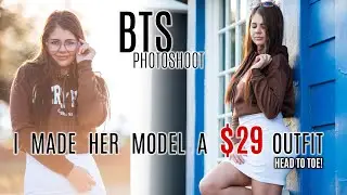 I MADE my wife model a $29 (R470) COMPLETE outfit! | Full Photoshoot and BTS with RAWs and edits
