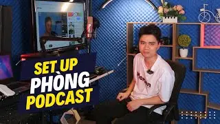 Cách set up phòng thu âm quay podcast tại nhà | Rode NT2A & Soundcard Q-16