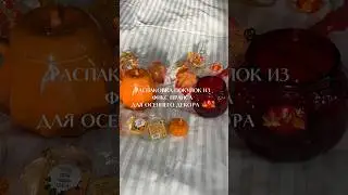 осенний декор из фикс прайса🍁 