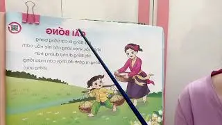 Today the teacher will teach you a lesson: read the poem "cai bong"