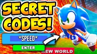 ALL NEW CODES FOR SONIC SPEED SIMULATOR IN 2022! ROBLOX SONIC SPEED SIMULATOR CODES