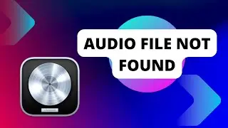Logic Pro - «Audio file not found»