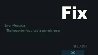 Fix : Importer reported a generic error in Premiere Pro | How To