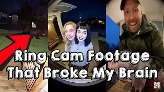 This Ring Cam Footage Broke My Brain 💀 (AI Edition) #weird #strange #footage #doorcam #soraai #ai