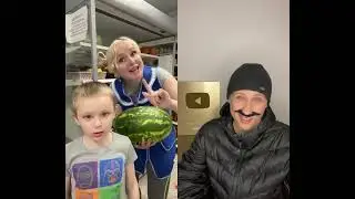 Как мы с Батей выбирали арбуз 😳🍉 #shorts