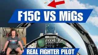 Actual F-15 Pilot vs Russian MiG-29 Dogfight | Digital Combat Simulator