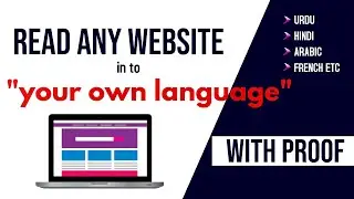 how to translate any website in urdu or any language