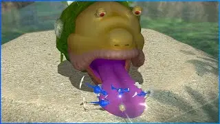 Emperor Bulblax SFX Restored Fight Showcase - Pikmin 3 Deluxe