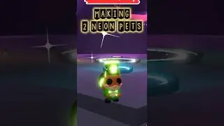 Making 2 neon pets in #adoptme #roblox #adoptmeneons #shorts #youtubeshorts #adoptmeneonpets