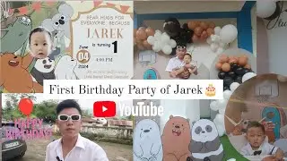 Jarek's first birthday party | A Birthday Gift to Jarek Ovung #video -75 #birthdaycelebration