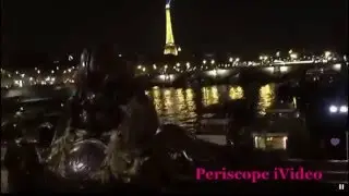 Night view from Paris France PERISCOPE HD