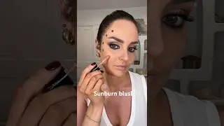 Truly the best way to ‘bronze’ when you’re naturally pale like me 🌞🤌 #sunburnmakeup
