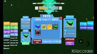 How to evolve your pets in legends of speed (roblox)