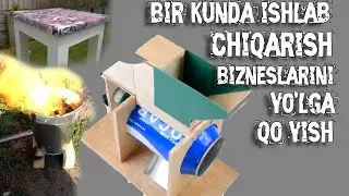 1 kunda o'zimiz 4xil uskuna yasab ishlab chiqarishni yo'lga qo'yamiz