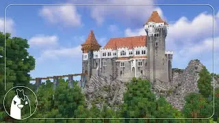 Mountaintop Gothic-Renaissance Castle | Minecraft Timelapse
